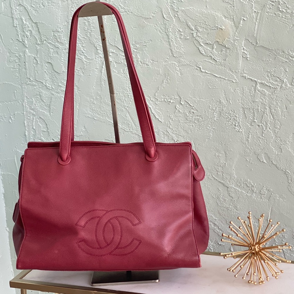 Authentic Chanel Timeless Caviar Tote